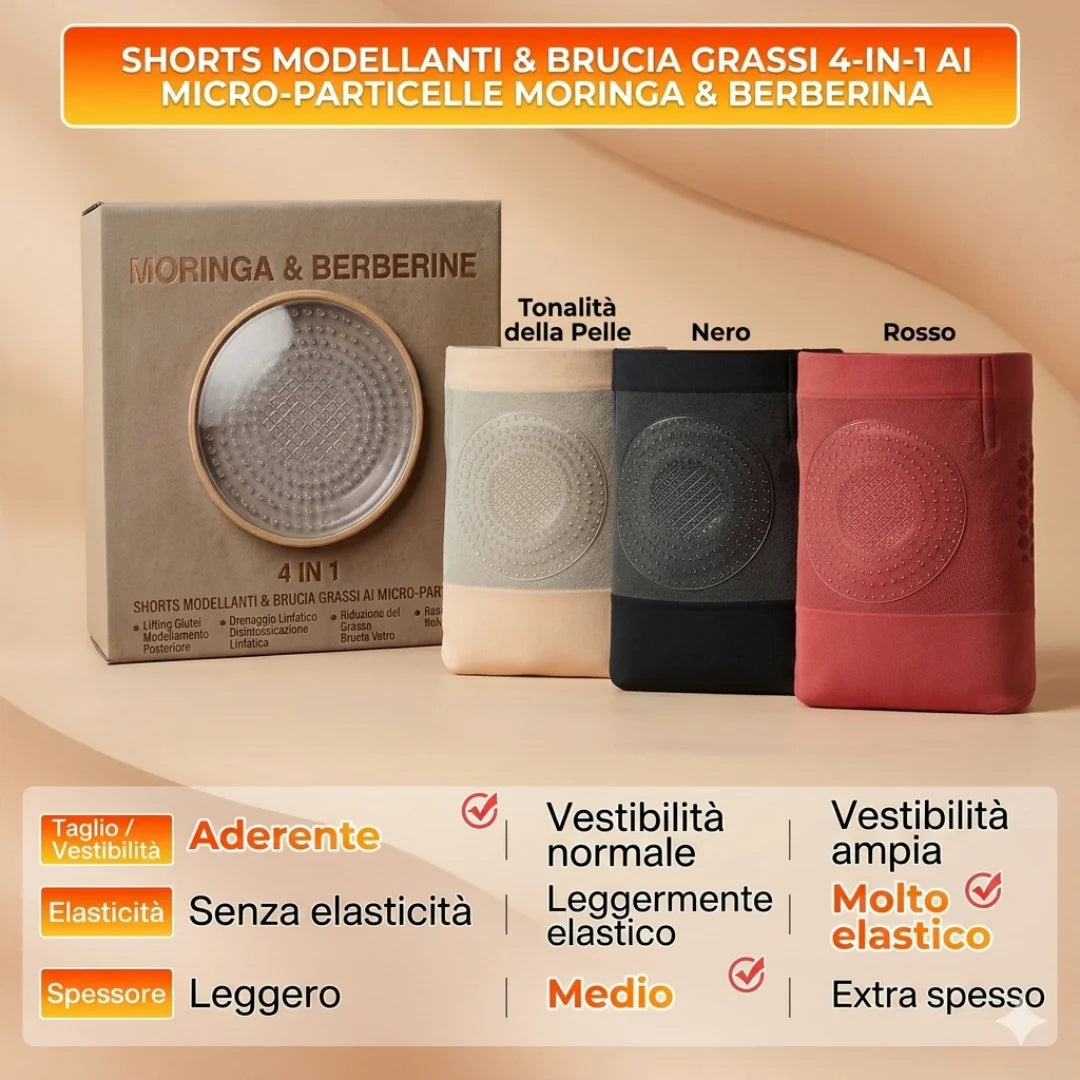 Shorts modellanti bruciagrassi