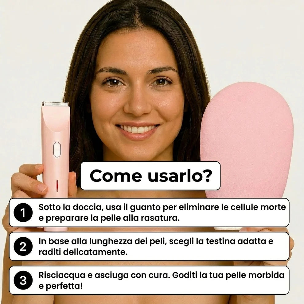 Rasoio 2 in 1 per bikini e corpo