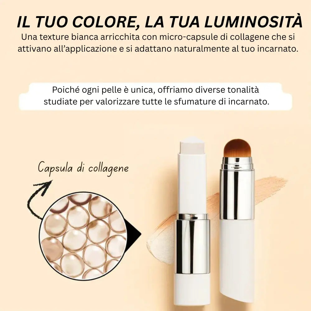 Fondotinta 2 in 1 Con Pennello Integrato