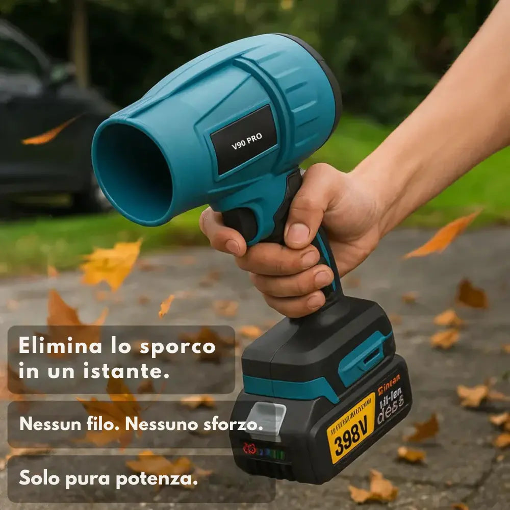 Soffiatore Senza Fili Potente – Compatto, Leggero e Ultra Performante