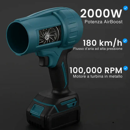 Soffiatore Senza Fili Potente – Compatto, Leggero e Ultra Performante