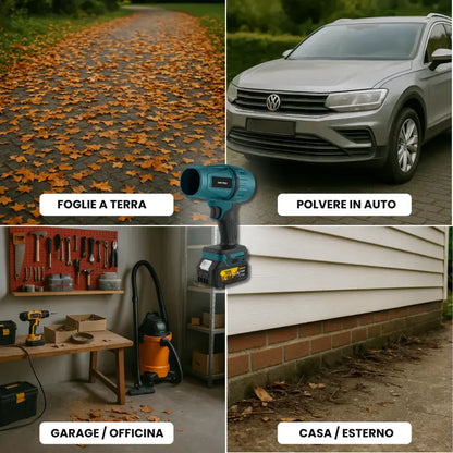 Soffiatore Senza Fili Potente – Compatto, Leggero e Ultra Performante