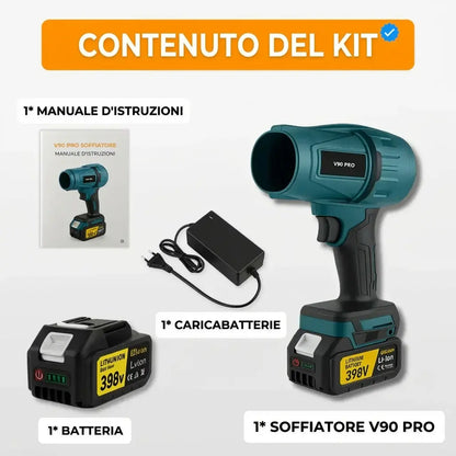 Soffiatore Senza Fili Potente – Compatto, Leggero e Ultra Performante