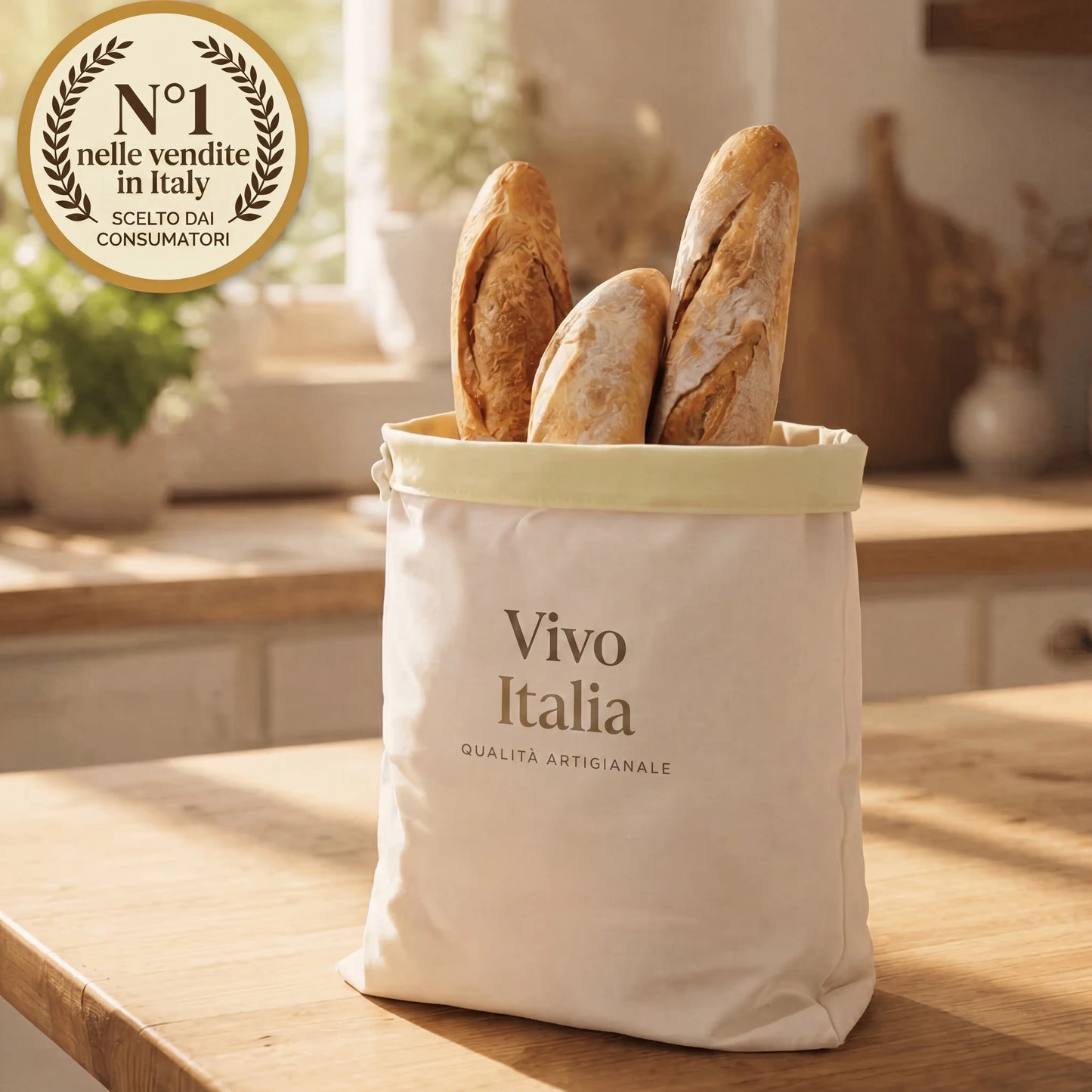 La Borsa (30 x 40 cm) — Il tuo pane fresco anche dopo 5 giorni