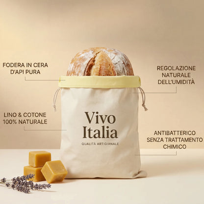 La Borsa (30 x 40 cm) — Il tuo pane fresco anche dopo 5 giorni