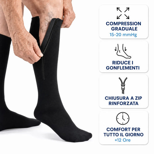 Calze a Compressione Cerniera