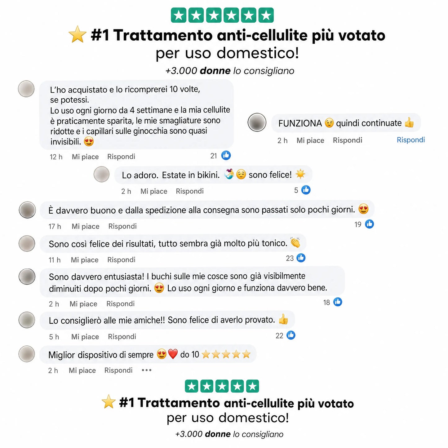 Dispositivo 4-in-1 trattamento cellulite